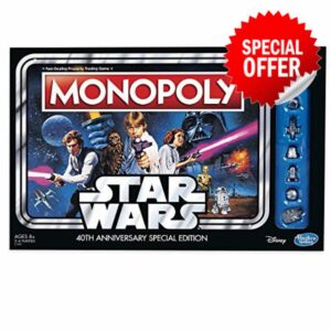 Hasbro C1990 Star Wars Monopoly 40Th Anniversary