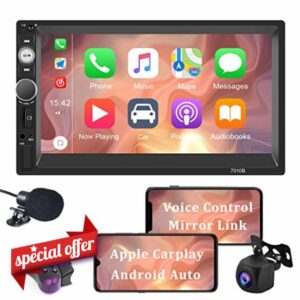 OiLiehu Car Stereo Double Din For Carplay & Android Auto