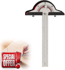 ZHDBD Metal Woodworkers Edge Rule