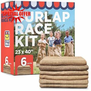 Large Burlap Potato Sack Race Bags