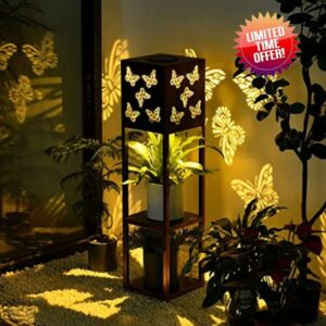 MDEDL Solar Garden Lights Outdoor