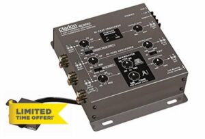 Clarion Mobile Electronics MCD360 2/3-Way 6-Channel Electronic Crossover w/ 5-Volt RCA Outputs + Subwoofer Equalize