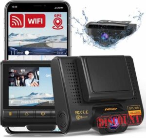 ANSTA Dash Cam Front and Rear 1080P Full HD Dual Dash Camera Dashcam for Cars In Car Camera Dashboard Camera