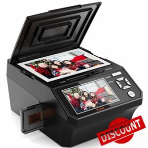 22MP Film &Slide Photo Multi-function Scanner with 5'' Screen