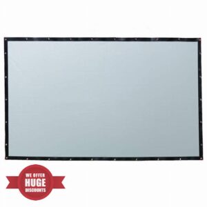 16:9 HD Rear Projection Screen Special Soft PVC for Any Projector Home Theater Outdoor Screens (Size : 150 inch) (120 inch)