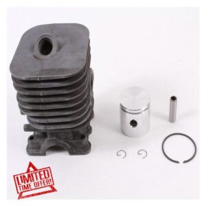 UNBRANDS Outdoor Power Tools Cylinder Piston Rings Pin Kit Compatible With Husqvarna 125 128R Lawn Mower Grass Trimmer Bursh Cutter Spare Parts piston cylinde