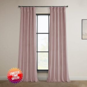 HPD Half Price Drapes VPYC-161207-108 Plush Velvet Curtain (1 Panel)