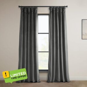 HPD Half Price Drapes VPYC Heritage Plush Velvet Curtain (1 Panel)