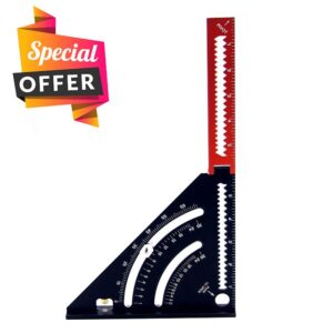 2-in-1 Extendable Layout Adjustable Goniometer Measuring Tools Folding Triangle Squares Ruler Positioning Angle Woodworking Tool