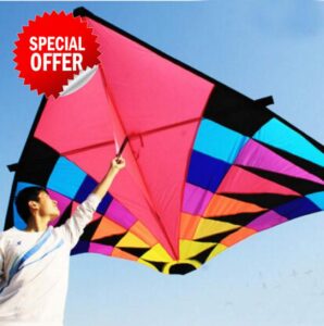 Sudemota kite Kite Large Delta Kite Flying Toys Ripstop Nylon Sport Kite Reel Dragon Kite (Color : 3.7m Kite)