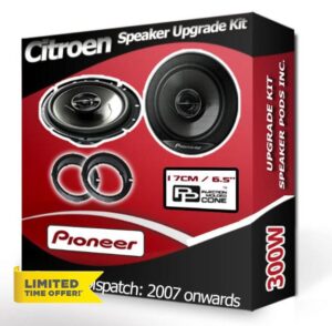Dispatch Speaker upgrade Front Door Pioneer car speakers 6.5" 17cm 300W