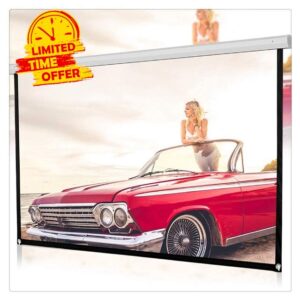 HD Projector Screen 72inch 16:9 Home Cinema Theater Projection Portable Screen KTV Office HD Projector Scree