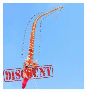 Kigauru kite Traditional dragon kite flying string line chinese kite kite outdoor game toys adults kites factory (Color : 50m)