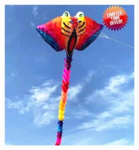 MRXFN kids toys Kite Flying Folding Kite Buggy Snake Kite Winder Large Kites (Color : Gold)