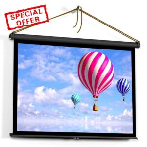 40inch 50inch Projector Screen 16:9 Tabletop Projection Screen Foldable Home Theater Project Screen for DLP/Handheld Projector (Size : 40 inch) (50 inch)