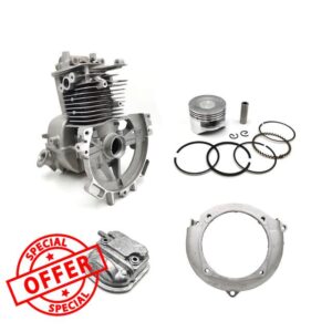 UNBRANDS Outdoor Power Tools Cylinder Crankcase With Piston Kit 39MM Compatible With GX35 Brush Cutter.Grass Trimmer.Lawn Mower.Tiller