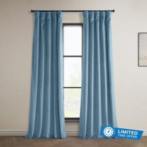 HPD Half Price Drapes Heritage Plush Velvet Curtains for Bedroom & Living Room 50 X 108