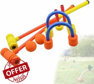 SZDYQ 2 Player Garden Croquet Set
