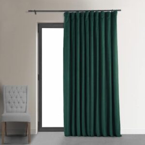 HPD Half Price Drapes Signature Velvet Blackout Curtains for Living Room 100 X 108 Extra Wide