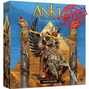 Asmodée Cool Mini or Not | Ankh Gods of Egypt: Pantheon Expansion | Board Game | 2 + Players | Ages 14+ | 90 Minutes Playing Time