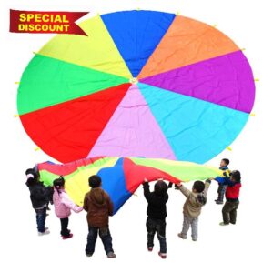 Rainbow Parachute Kids Parachute Toys