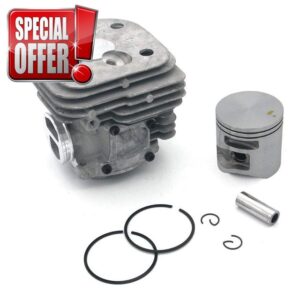 UNBRANDS Outdoor Power Tools 50mm Cylinder Piston Kit Compatible With Husqvarna 365 X-TORQ 372 X-TORQ 372XP XPX-TORQ Chainsaw Garden Repair Tools Lawn Mower Trimmer Part piston cylinde