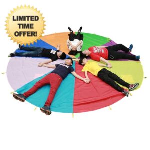 Play Parachute Rainbow Parachute Game