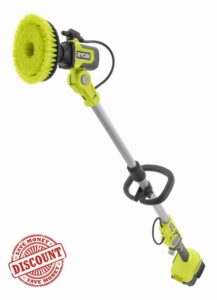 Ryobi RWTS18-0 18V ONE Plus Telescopic Scrubber with Water Feed (Bare Tool)