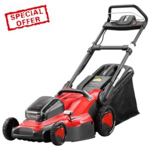 3 in 1 Lithium Ion Electric Lawn Mower Portable Battery Electric Lawn Mower Cordless Walk-behind Lawn Mower Foldable Electric Lawn Mowe