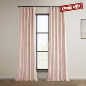 HPD Half Price Drapes Heritage Plush Velvet Curtains for Bedroom & Living Room 50 X 108