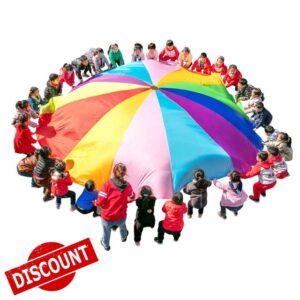 Rainbow Parachute Lawn Parachute Games