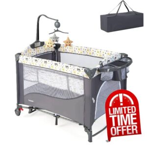 Maxmass Baby 5-in-1 Travel Cot