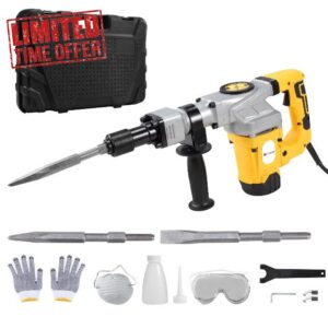 Voilamrt 1300W Electric Demolition Jack Hammer