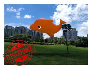 MRXFN kids toys Big Soft Kite Flying cerf Launch windsock Kites for Adults Sale Games Outdoor Dolphin Flying Octopus Kite Ripstop Kiting