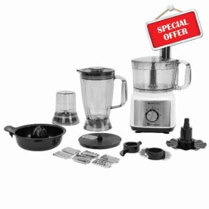 SQ Professional MegaRange - MegaProcess Food Processor 750w - 2.0L Mixing Bowl