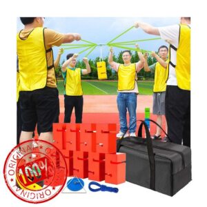 Field Day Fun Games | Birthday Party Game | Teamwork Outdoor Games | Outdoor Lawn Game (Color : Red