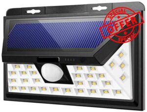 QHYTL Solar Security Lights Outdoor