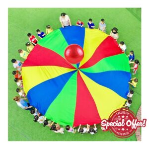 Rainbow Parachute Children's Parachute Toys