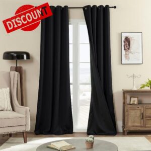 Rutterllow 100% Blackout Curtains
