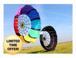 PSVOD New Soft Spider Kite wholesalers Flying Toys Large Ripstop Nylon Single line Kites Adults Sale windsock Kiting Inflatable Soft present (Color : Gold)