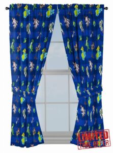 Disney Toy Story Buzz & Woody 63" inch Drapes - Beautiful Room Décor & Easy Set Up