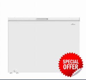 WILLOW W198CFW 199L Chest Freezer Adjustable Thermostat 4* Freezer Rating Mark Proof Finish Removable Storage Basket Low Noise Energy Rating: F White            [Energy Class F]