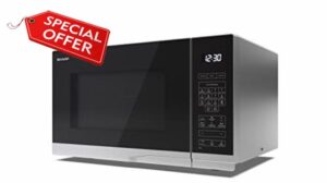 SHARP YC-PC322AU-S 32 Litre 1000W Silver or Black Microwave Combi Oven 1300W Grill and 2300W Convection Cooker