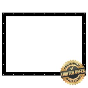 Projector Screen Projector Screen 250 Inch 4:3 16:9 HD Projector Display Screen Football Match Home Club Cinema Theater Portable Projector Screen (Color : White