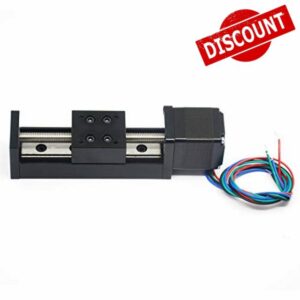 Zeberoxyz 1PCS Mini Linear Rail Guide Slide Actuator T6x1 Lead Screw with NEMA11 Stepper Motor