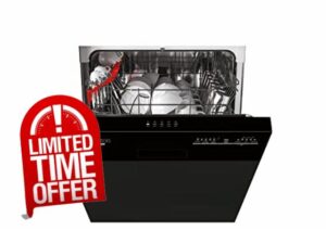 Hoover H-DISH 300 HDSN 1L380PB-80 Semi-Integrated Fullsize Dishwasher