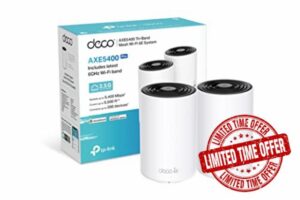 TP-Link Deco XE75 Pro AXE5400 Whole Home Tri-Band Mesh Wi-Fi 6E System