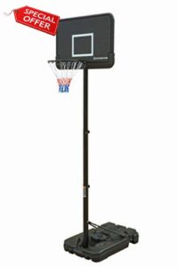 NORTHERN STONE Pro Court Free Standing Height Adjustable Portable Basketball Hoop System with 44 Inch Impact Backboard Official Heigh