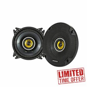 Kicker 46CSC44 Car Audio 4" Coaxial Full Range Stereo Speakers Pair 4 Ohm CSC4