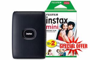 instax Fujifilm Mini Link 2 Wireless Photo Printer with 20 Shots - Space Blue